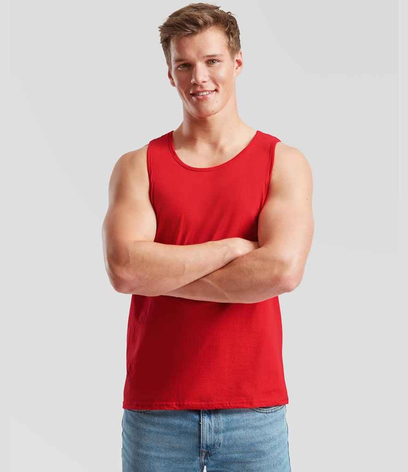 Men's red vest