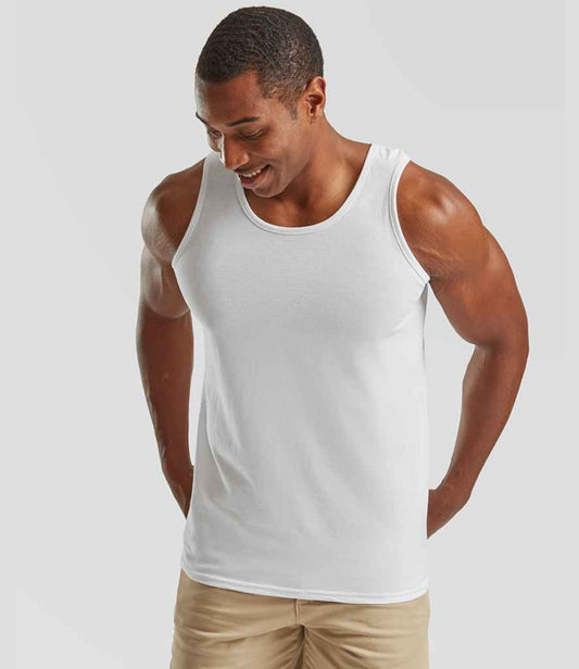 Men's white vest
