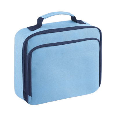 Personalised school lunch bag - Light Blue