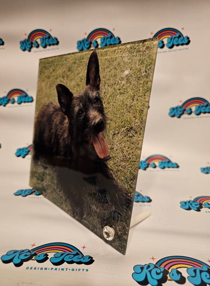 Personalised Glass Photo Frame