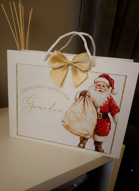 Personalised Santa Gift Bag
