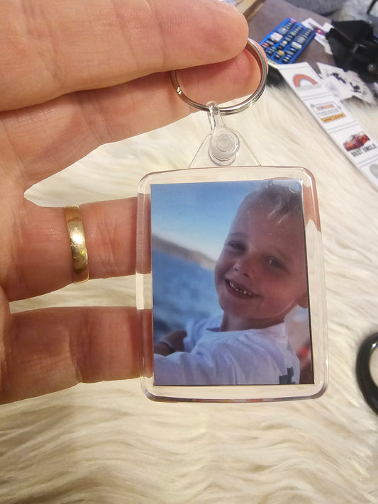 Personalised Photo Keyring