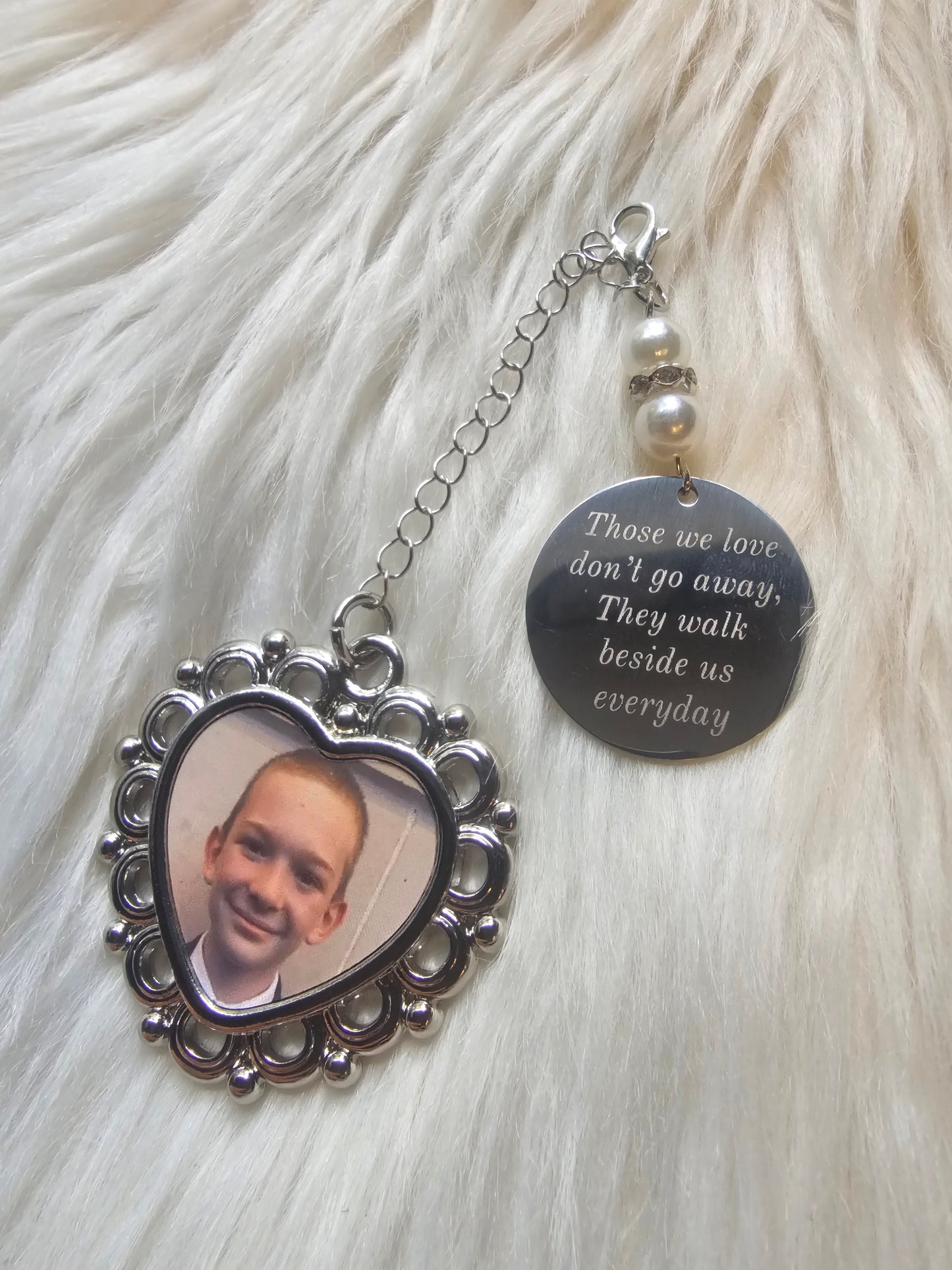 In Memory Photo Charm - Wedding Bouquet