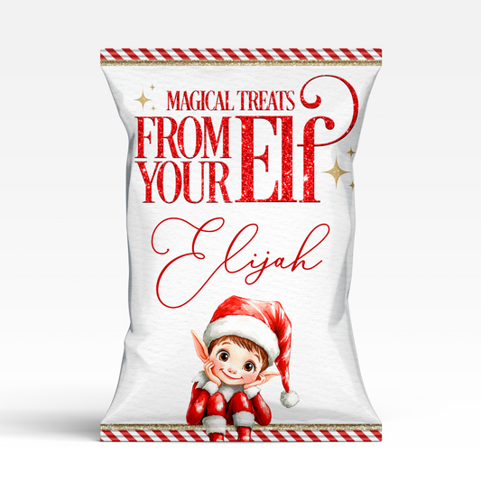 Red Elf Treat Packet - Fill yourself
