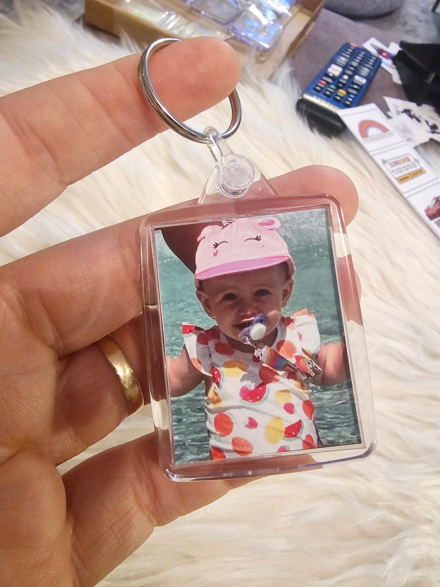 Personalised Photo Keyring