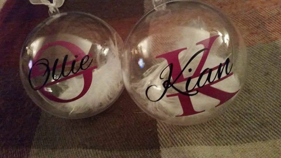 Name and Initial Personalised Bauble
