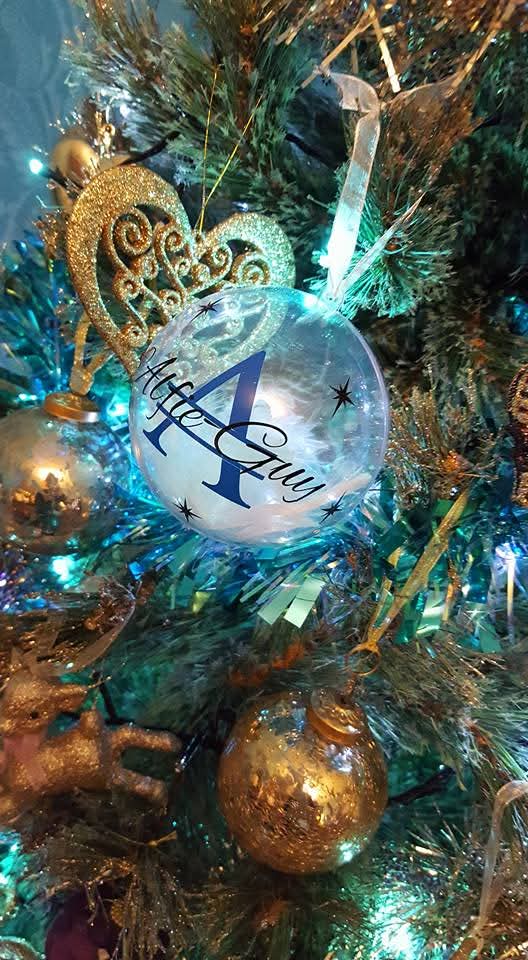 Name and Initial Personalised Bauble