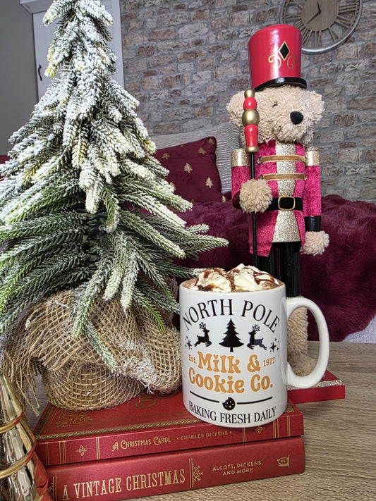 North Pole Milk and Cookies Mug
