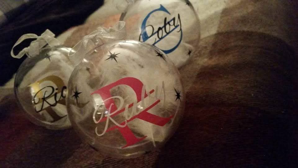 Name and Initial Personalised Bauble