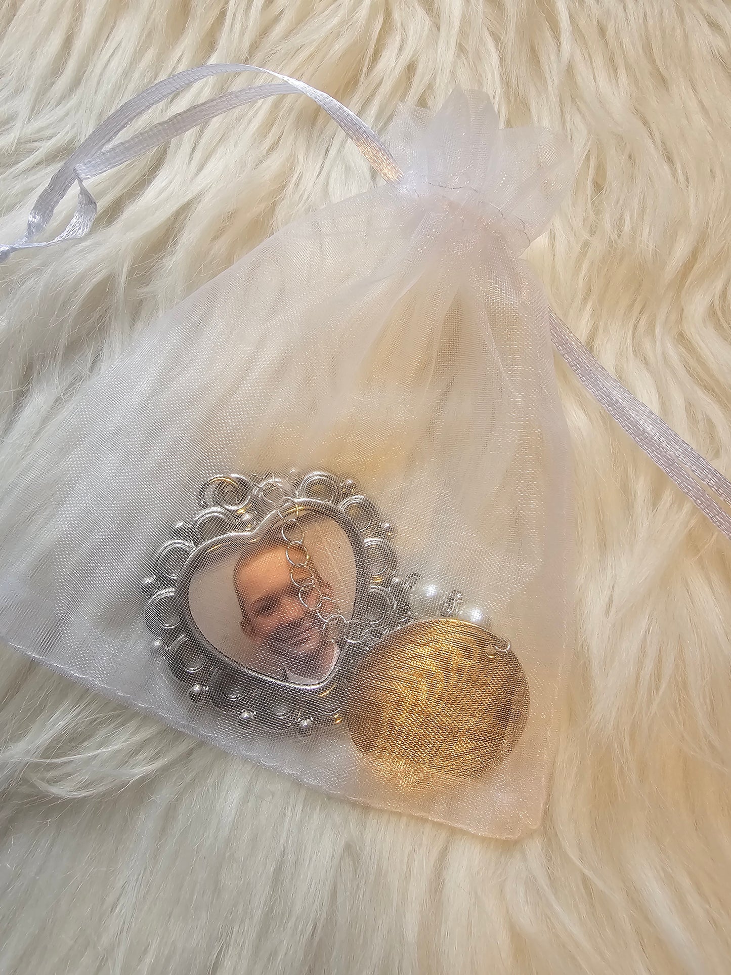 In Memory Photo Charm - Wedding Bouquet