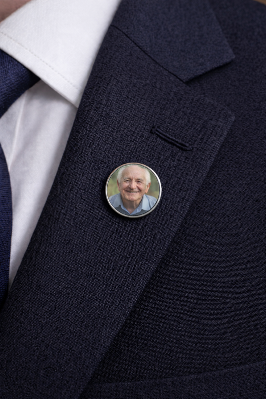 Personalised Photo Remembrance Pin Badge