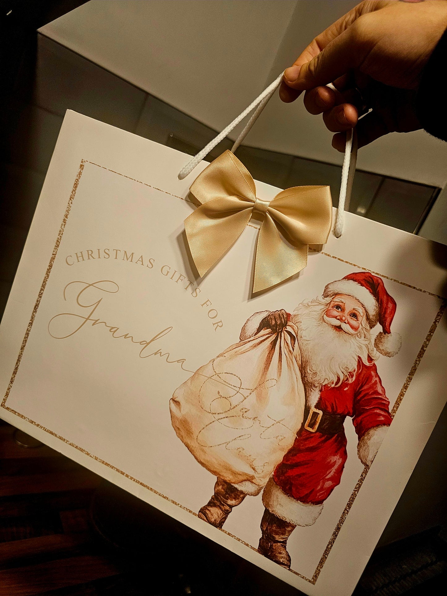 Personalised Santa Gift Bag
